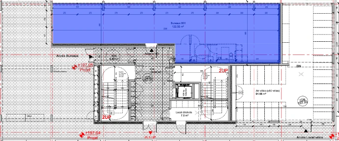 Plan du rez-de-chaussée — Plateau 001